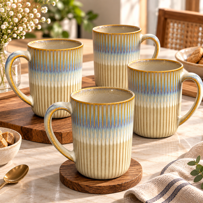 Reactive Glaze Ceramic Mug | Handcrafted Stoneware Coffee Mug