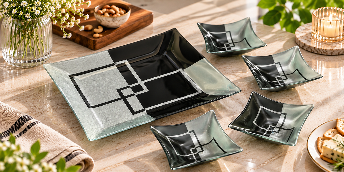 Tray & Bowl Set