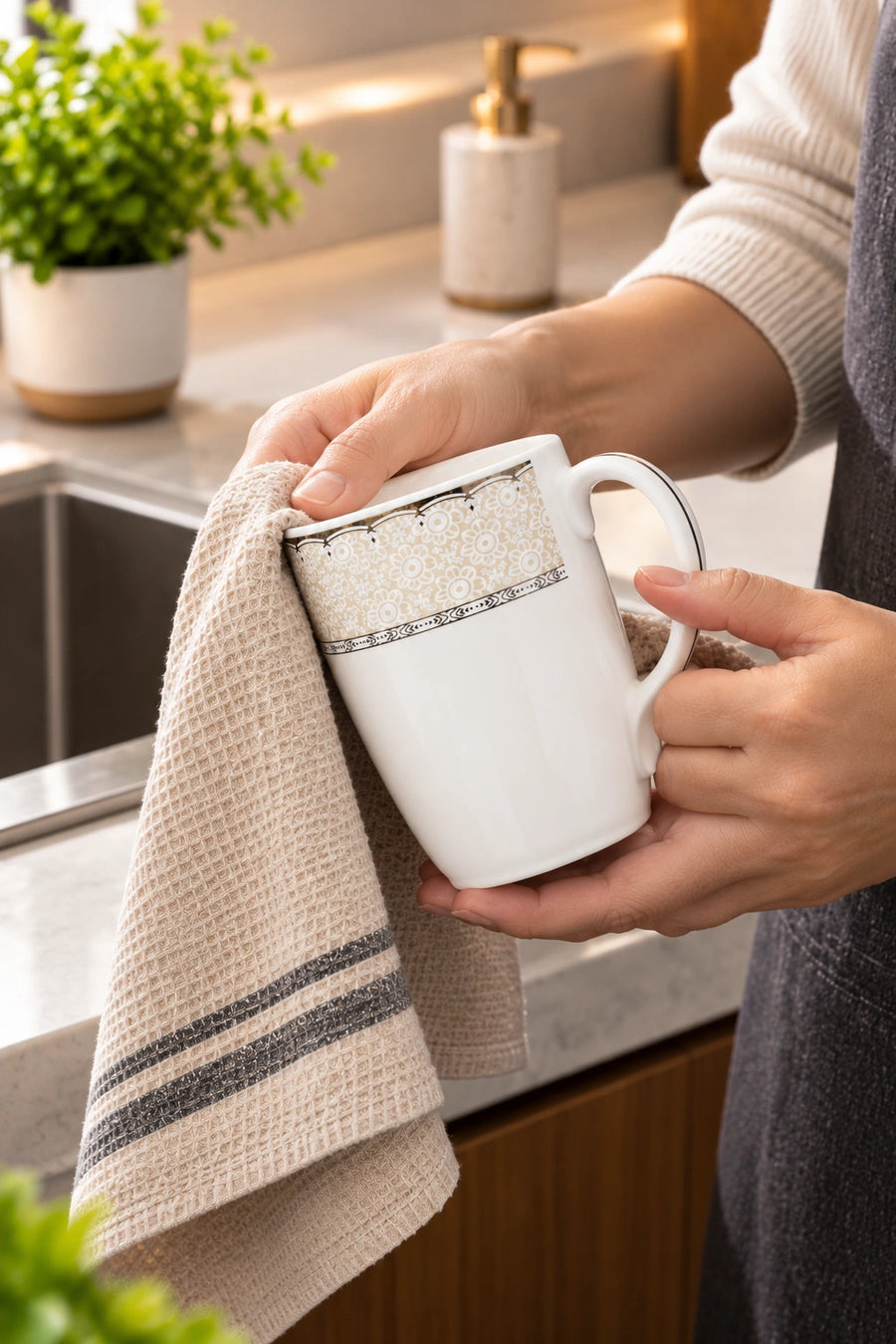 Dry thoroughly with a clean cloth