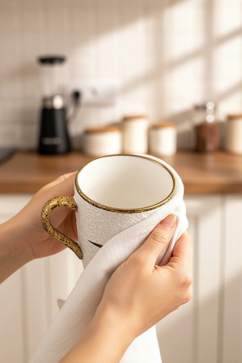 Dry thoroughly with a clean cloth