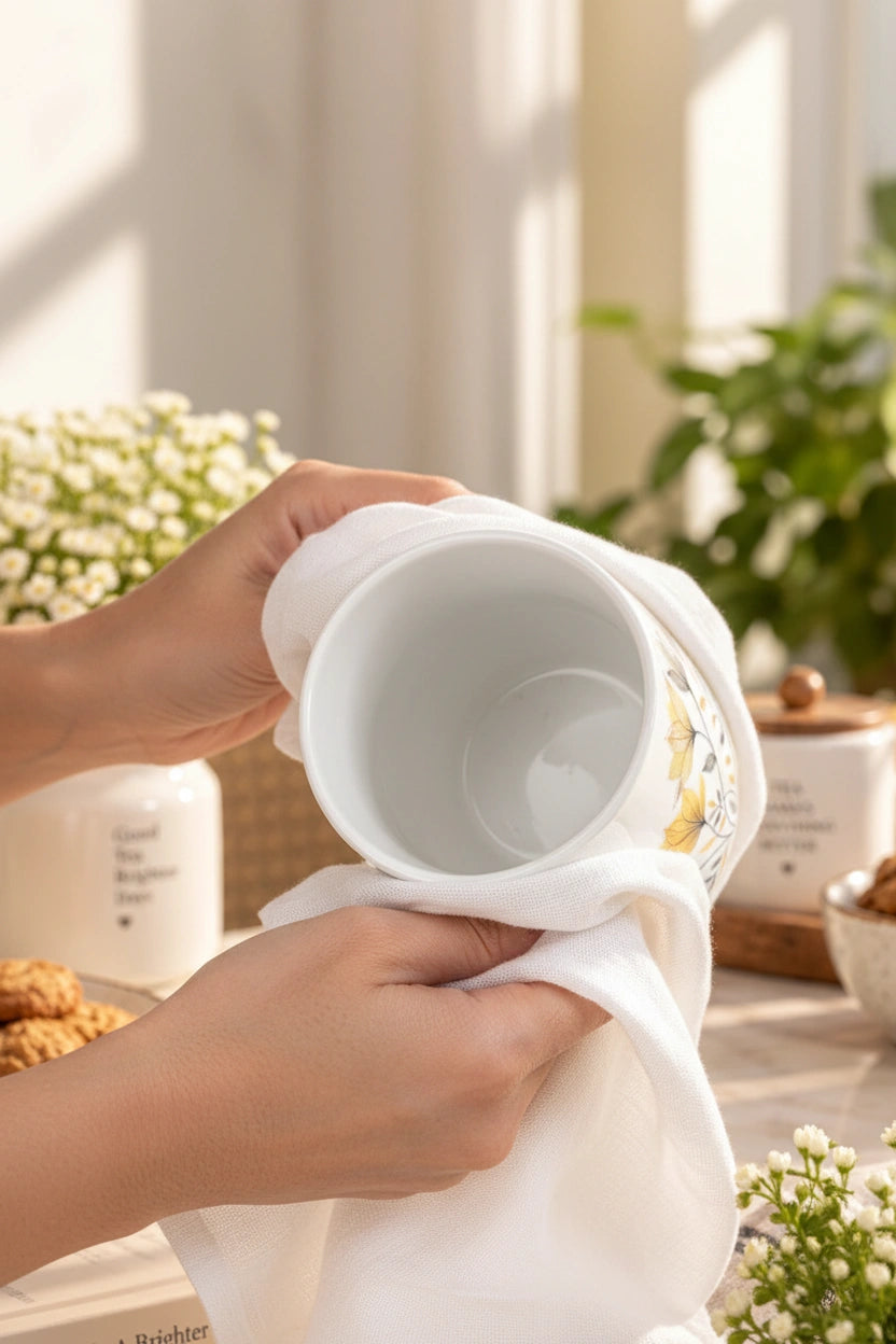 Dry thoroughly with a clean cloth
