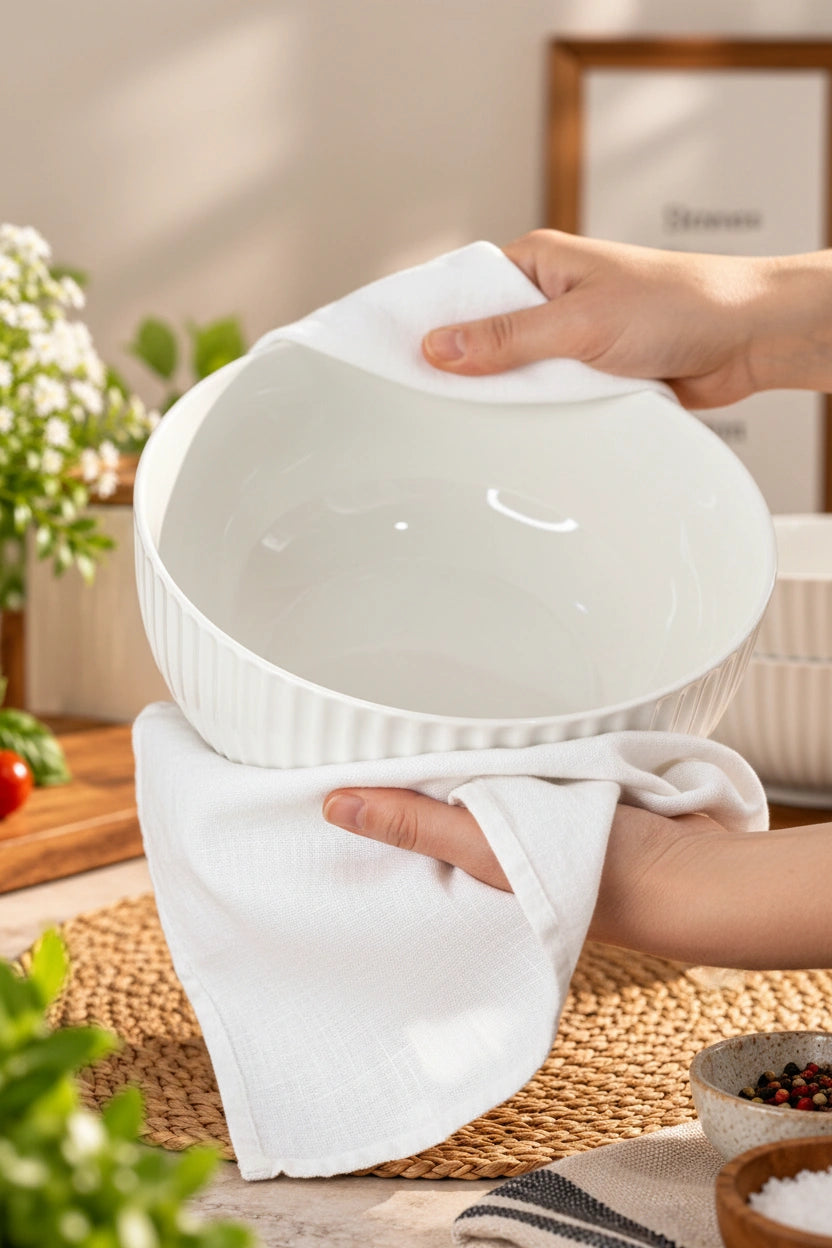 Dry thoroughly with a clean cloth