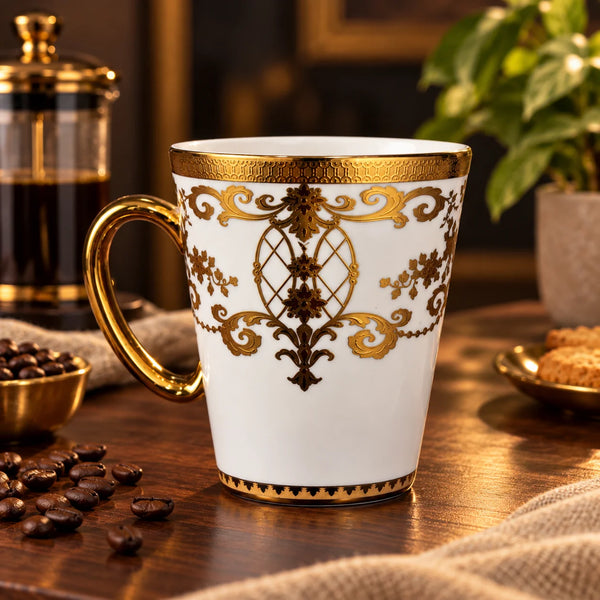 Regal Gold Porcelain Coffee Mug