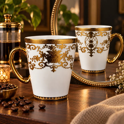 Regal Gold Porcelain Coffee Mug