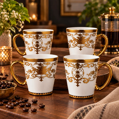 Regal Gold Porcelain Coffee Mug